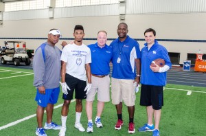 Eddie with Coach Stoops